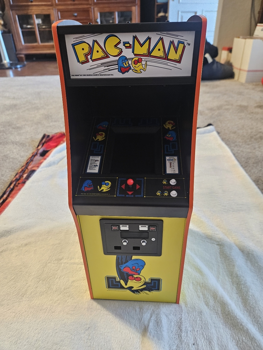 Tabletop Arcade Console - Yellow & Orange